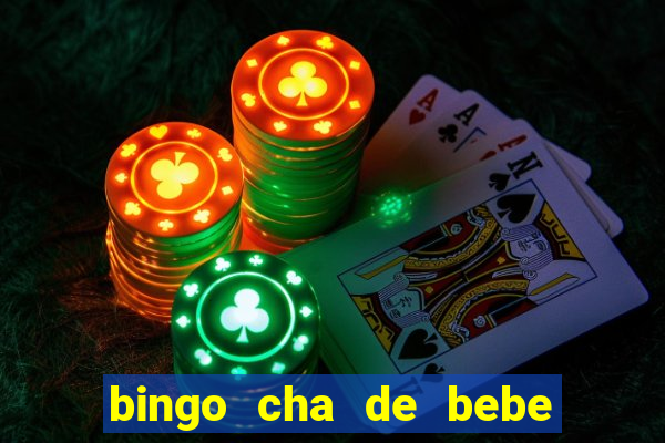 bingo cha de bebe cartelas para imprimir